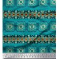 thumbnail image 1 of Soimoi Rayon Fabric Geometric African Fabric Prints By Yard 56 Inch Wide, 1 of 3
