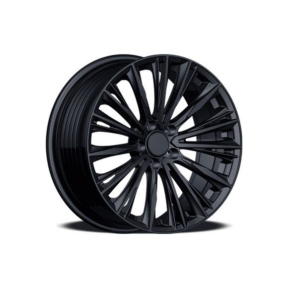 Set of four (4) YKW MF26 rims - 19x8.5 inch Gloss Black alloy wheels for 2018 - Present Toyota Camry