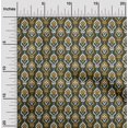 thumbnail image 1 of oneOone Cotton Silk Fabric Damask Ikat Decor Fabric Printed BTY 42 Inch Wide, 1 of 1