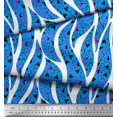 thumbnail image 3 of Soimoi Toile de Crêpe de Polyester Coeur, Points et Feuilles 1 Yard 52 Inch Wide, 3 of 3