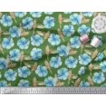 thumbnail image 3 of Soimoi Poly Georgette Fabric Hummingbird & Floral Fabric Prints By Yard 42 Inch Wide, 3 of 3