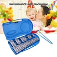 thumbnail image 4 of Amdohai Xylophone Glockenspiel Professionnel à 25 Notes Instrument de Percussion Éducation Précoce, 4 of 8