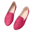 thumbnail image 1 of Chaussures Plates pour Femmes à Enfiler Bout Rond Confortables Ballerines pour Femmes Chaussures Habillées Mocassins, 1 of 4