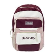 Kyursd Teen Backpack For School Color Blocking Sports Kids Backpack For Teens Middle School Students Bookbag Computer Bag For School Waterproof Casual Daypack Travel