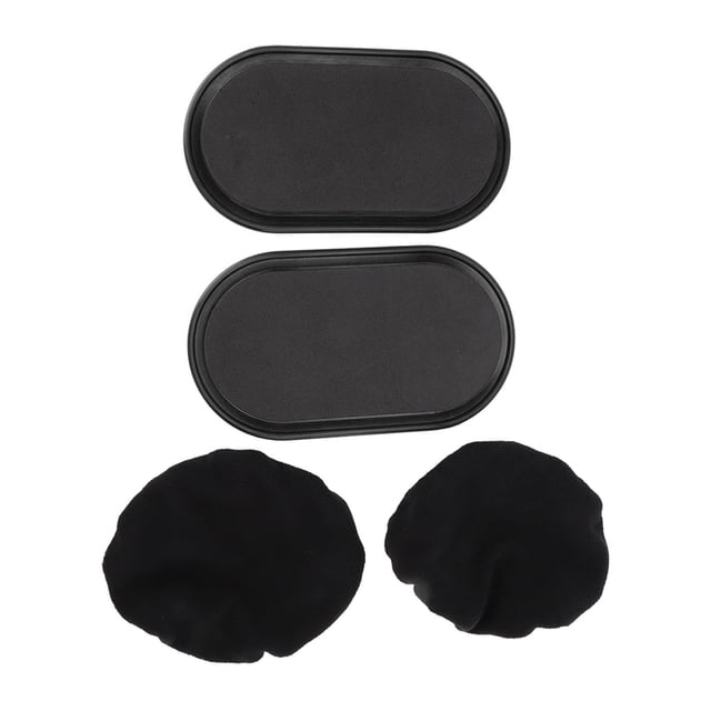 Gliding Disc, Feet Hands Lightweight Exercise Gliding Disc Large Harm Free For Yoga Black