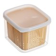 thumbnail image 2 of Fridge Storage Container, Plastic Airtight Refrigerator Organizer Bins with Lids Removable Drain Tray for Food Drinks Fruit  Vegetable Storage, 2 of 8