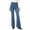 A2-Blue Pant, variant on Business Casual Pants for Women Elastic Waistband Tummy Control Bootcut Pants Stretchy Slim Fit Dress Pants Black Pant,Size S-3XL