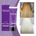 thumbnail image 4 of Personal Care Clearance!Nourishing Purple Hair Conditioner Fixing Color Locking Color Deeply Removing Yellowing Moisturizing Extending Hair Dyeing Durability Repairing Damag 100g, Gifts for Women, 4 of 9
