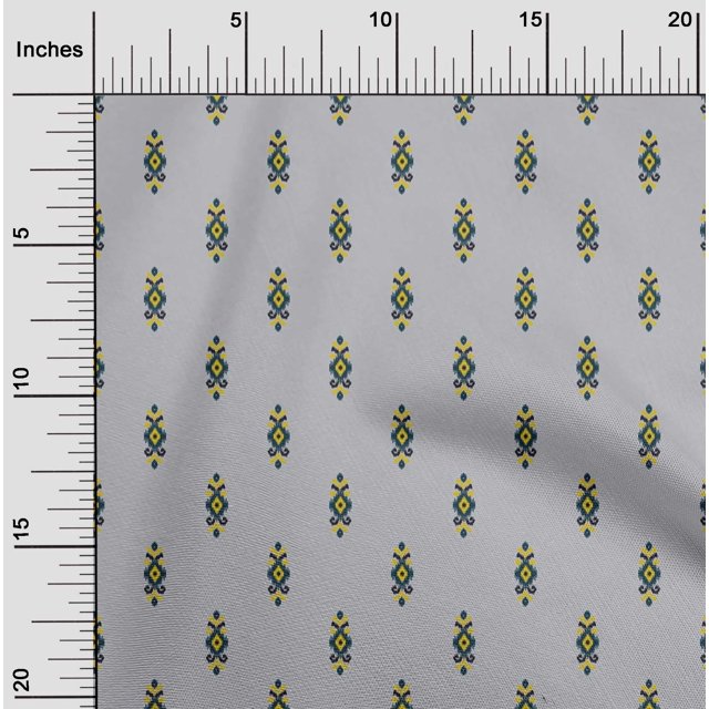 Tissu Imprimé Ethnique Ikat 1 Yard 42 Inch Wide