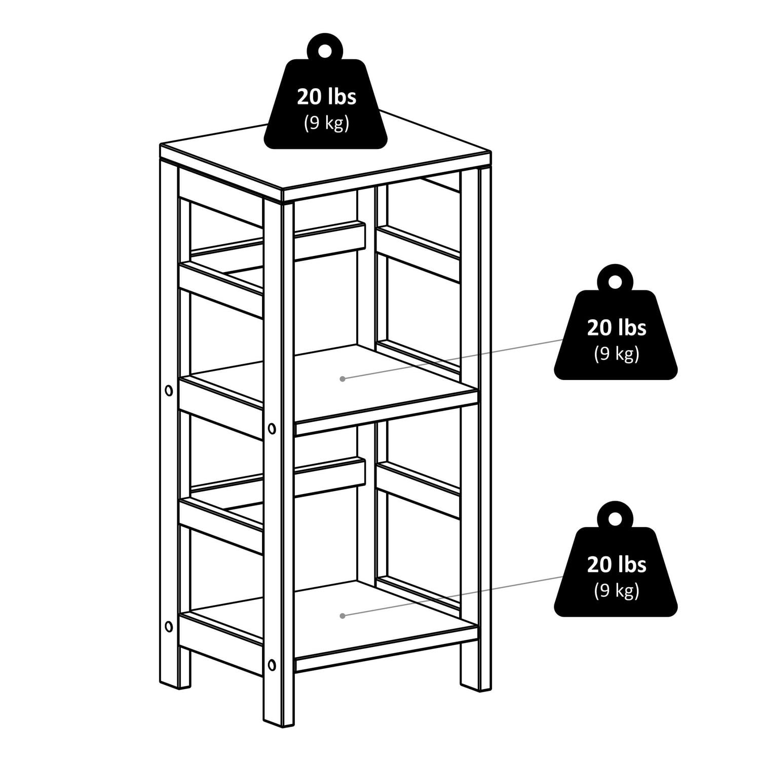 Winsome 92314 Leo Shelf