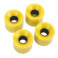 thumbnail image 3 of Skateboard Wheels, Land Surfboard Wheel Replacement Parts 4PCS PU Material  For Ramp Sidewalk Cement Road Yellow, 3 of 8