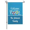 thumbnail image 2 of Birdeem Pool Garden Flag Swimming Pool Yard Flags House Banner Home Rustic Outdoor Decoration 12X18 Inch Vertical Double Sided, 2 of 5