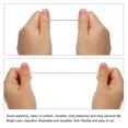 thumbnail image 3 of Uxcell Elastic Cord Heavy Stretch String Rope for Crafting DIY Sewing Hook Straps Camping Tie Down Strap Burgundy Red 1mm x 100m, 3 of 5