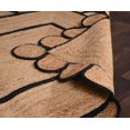 thumbnail image 5 of Indian Handmade Braided Natural Jute With Black Color Jute Design Area Rugs , Scalloped Rugs , Home Décor Natural Jute Rugs & Carpet Size , 2 x 4 Feet ( 60 cm x 120 cm ) Rectangle, 5 of 5