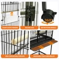 thumbnail image 3 of BeesClover Large Bird Cage, 160cm H Birdcage with Detachable Storage Shelf for Parakeets Parrots Conures Lovebird Cockatie, 3 of 7
