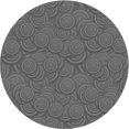 thumbnail image 1 of Ahgly Company Tapis d'Intérieur Lavable en Machine Carré Gris Transitionnel, 3 Pieds Carré, 1 of 7