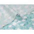 thumbnail image 5 of oneOone Velvet Sky Blue Fabric Texture & Triangle Geometric Sewing Craft Projects Fabric Prints By Yard 58 Inch Wide, 5 of 5