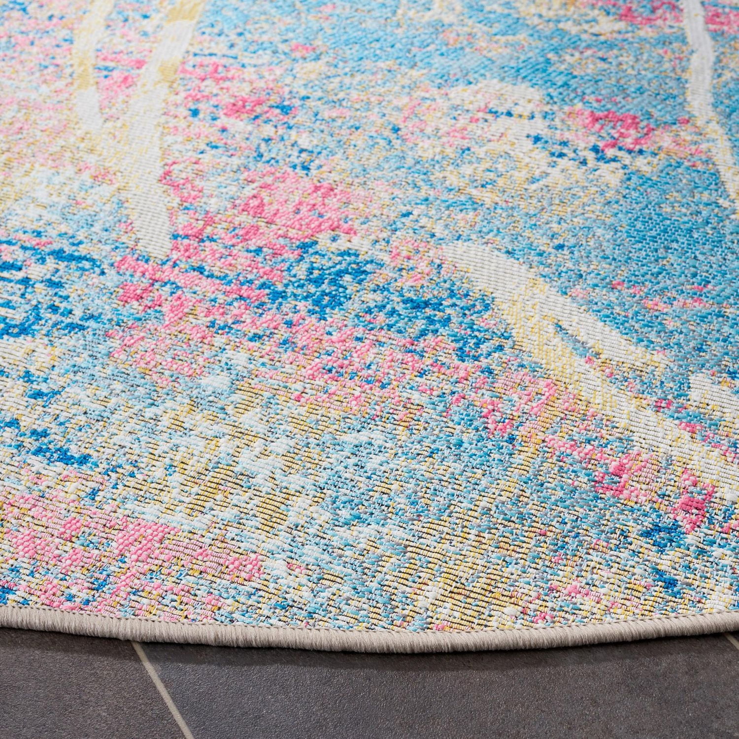 SAFAVIEH Barbados Tobon Tapis Floral Intérieur/Extérieur