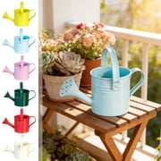 Iron Watering Can Mini Watering Can Creative Tin Watering Can with Shower Head Green(1Pc) by JASKFLY