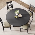 thumbnail image 2 of 47 inch Round Dining Table, Dinner Room Tables for 4-6, Wood Kitchen Table with Cross Base, Farmhouse Accent Furniture for Home Dining Room or Living Room, 2 of 7