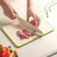 thumbnail image 4 of Plastic Cutting Board Non-Slip Kitchen Chopping Board for Vegetables Meat Fruits Dishwasher Safe Durable Food Grade Prep Board Easy Grip Edge Portable Lightweight Compact for Home Restaurant Use, 4 of 7