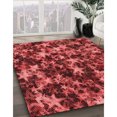 thumbnail image 3 of Ahgly Tapis Rectangulaire Lavable en Machine Intérieur Transitionnel Rouge Canneberge, 8 Pieds x 12 Pieds, 3 of 7