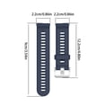 thumbnail image 3 of Hearth & Gear Gar Min Forerunner 745XT Silicone Strap Official Accessory With Quick Release Tool For Convenient And Secure Fit Solar Tough 6-in-1 Men Sports Watch with Alarm Men Women%27s+watch Mens, 3 of 3