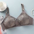thumbnail image 4 of Women's Plus Size Bra Minimiser Lace Full Coverage Firm Hold Non Padded Non Wired, 4 of 4