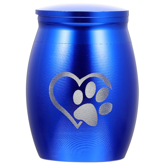 Coffre de Rangement de Cendres de Chien de Conteneur de Cendres d'Os de Chat d'Urne d'Acier Inoxydable