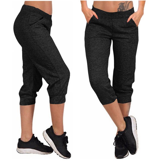 Up to 30% OFF,Women's Yoga Pants, Soft Drawstring Workout, Outdoor Athletic, Casual Pants, Pockets, Comfortable Fit, Versatile, WorkoutPants Timeless Wardrobe Staple|95%Polyester,5%Spandex,Black