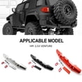 thumbnail image 2 of QualitChoice Pare-Chocs avant et Arrière pour VENTURE Crawler Rc Pare-Chocs avant et Arrière Alliage d'Aluminium Résistant à l'Usure Accessoires de Voiture Rc Noir, 2 of 6