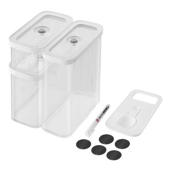ZWILLING Fresh & Save Ensemble de Cubes, m / 5 Pcs Transparent-Blanc