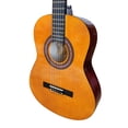 thumbnail image 3 of Guitare Classique Format 3/4 pour Enfants et Débutants – Guitare Acoustique Ambre Naturelle, Cordes en Nylon, Trousse de Départ avec Sac, Pics, Tableau des Accords, Support, Accordeur, Capo, Ensemble de Cordons, Sangle Ambre, 3 of 8