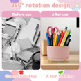 thumbnail image 4 of SUTENGDA Office Supply Set Practical Desk Accessories Set Portable Desk Office Supply Set Convenient Office Desk Accessories with 360° Pen Holder Staples Scissor for Office Home, 4 of 10