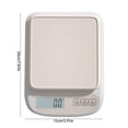 thumbnail image 3 of Antqov 0.1g Accuracy High Precision Electronic Scale Up To 6000g Kitchen Small Gram Scale Accurate Coffee Scale Gram Weigher Household Food Weigher, Kitchen Scale, 3 of 6