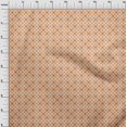 thumbnail image 4 of oneOone Polyester Spandex Orange Fabric Asian Block Floral Craft Projects Decor Fabric Printed By The Yard 56 Inch Wide, 4 of 4