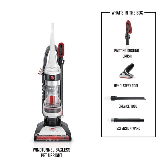 Hoover Windtunnel Cord Rewind Pet Upright Vacuum Cleaner