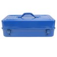 thumbnail image 2 of Portable Storage Box, Blue Toolbox Metal Structure High Load Bearing Portable Tool Storage Organizer for Workshop Garage Car Job Site, 2 of 7
