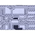 thumbnail image 1 of Ahgly Tapis Rectangulaire Lavable en Machine Intérieur Lavande Bleu, 5 Pieds x 7 Pieds, 1 of 7