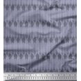 thumbnail image 1 of Soimoi Gray Viscose Chiffon Fabric Giraffe Animal Decor Fabric Printed BTY 42 Inch Wide, 1 of 3