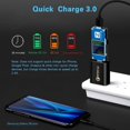 thumbnail image 2 of Chargeur Mural USB QC3.0 Chargeur Mural Adaptateur d'Alimentation USB Prise d'Alimentation 3 Ports Chargeur Mural, 2 of 4