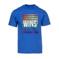 thumbnail image 1 of Mens Pride Love Wins Rainbow Short-Sleeve T-Shirt - Royal - Large, 1 of 1