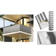 thumbnail image 4 of kurtrusly Écran de Confidentialité Commercial Coupe-Vent pour Balcon Patio Piscine Rayé, 4 of 8