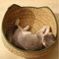 thumbnail image 2 of Yhmxh Bedding Woven Grass Pet Bed For All Seasons Scratch Pad Pet Bed Detachable And Washable Grass Pet Bed Skin-friendly Throw Blanket Machine Washable Microfiber Bed Sheet Set, 2 of 6