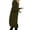 za-Army Green, variant on fartey Women Plus Size Fleece Lined Long Hoodies Sweatshirt Zip Up Outerwears with Pockets Solid Plus Size Coat