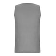 thumbnail image 3 of Timegard Camisoles Grande Taille pour Femmes Col Rond à Boutons Sans Manches Hauts Décontractés T-Shirt en Tricot Uni, 3 of 5