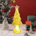thumbnail image 4 of Lksixu Crystal Christmas Tree, Christmas Decorations 5.9" Pre-lit Tabletop Christmas Tree Figurine with LED Lights, Battery Operated Glowing Xmas Tree Night Lamp Table Centerpiece for Holiday Party, 4 of 7