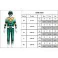 thumbnail image 4 of Power Rangers Cosplay Costumes for Kids Jumpsuit Fancy Dress up costume party Playsuit, 4 of 5