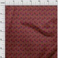 thumbnail image 2 of oneOone Tissu Polyester Lycra Feuilles & Floral Imprimé au Mètre 56 Pouces de Large, 2 of 4
