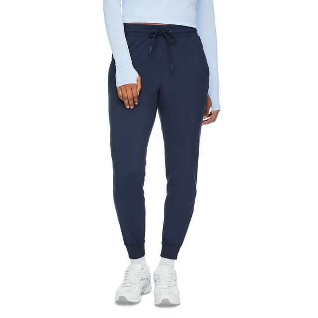 Athletic Works Women's Ribbed Cuff Woven Jogger